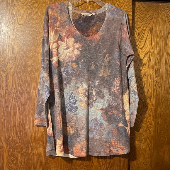 Soft Surroundings Multicolor Floral Tunic - Picture 1 of 3